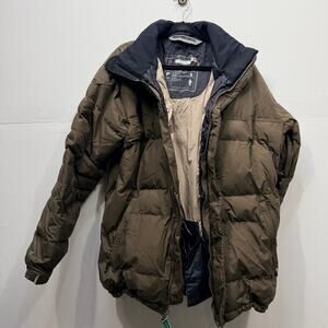 Bonfire Men’s strobe Olive Green Puffer Jacket / Size-XL